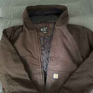 Carhartt Men's Loose Fit Washed Duck Insulated Active Jacket, J130